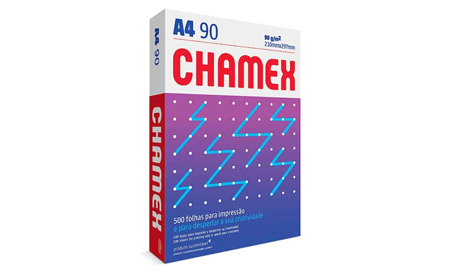 Papel Sulfite A4 90g Chamex 500 folhas